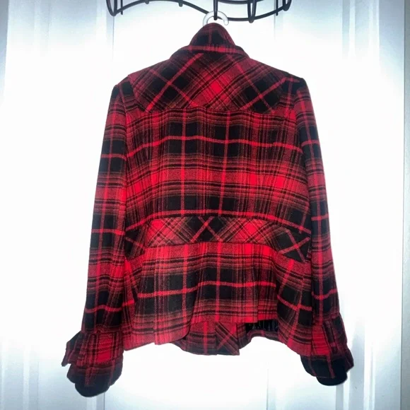 Pendleton women’s plaid wool blend coat